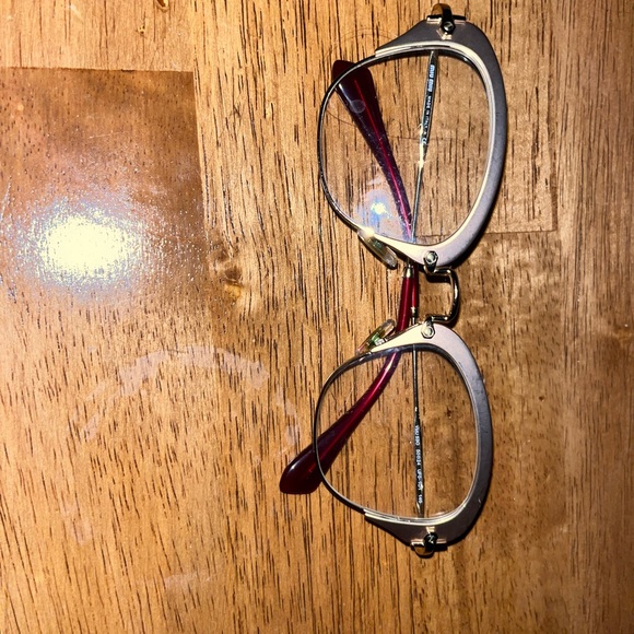 Cat eye glasses no outter box  just case miu miu - Picture 9 of 14